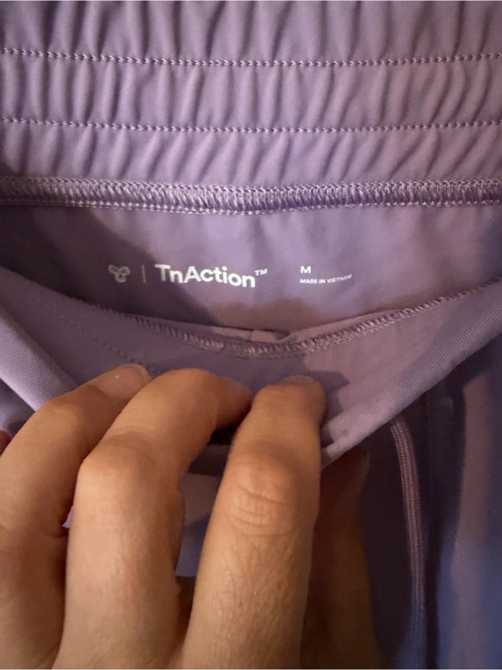 Aritzia Lavender Athletic Drawstring Short - Picture 3 of 4